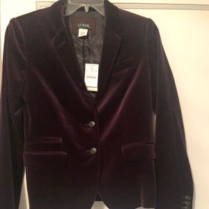 Jcrew velvet blazer - size 4